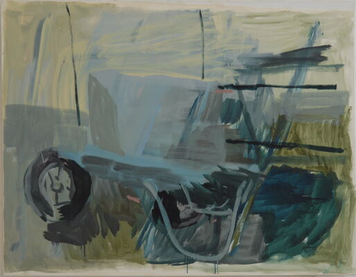 urgarette, 1998, oel auf leinwand, 91x117