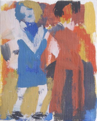 kleine geschichte, 2011, oel auf leinwand, 22x18