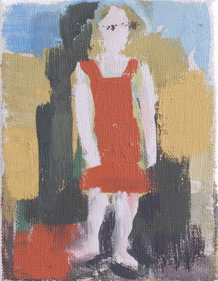 meitschi, 2011, oel auf leinwand, 25x20