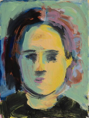 portrait, 2020, oel auf leinwand, 24x18