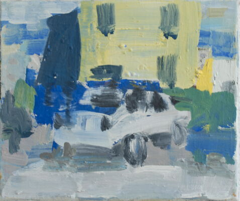 quartier, 2013, oil on canvas, 27x32