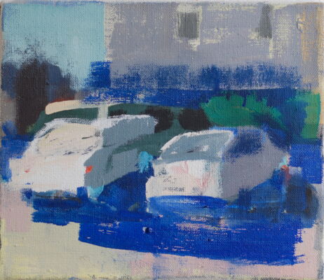 quartier, 2013, oel auf leinwand, 30x35