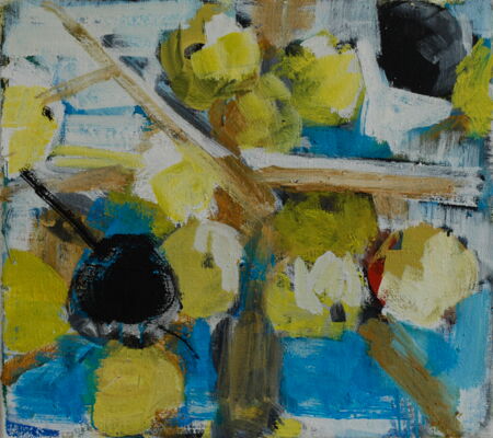 apfelbild, 2012, oel auf leinwand, 40x45