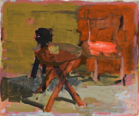 Hotel, 2024, Öl auf Leinwand, 50x60