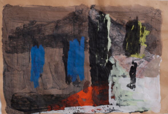 ohne titel, 2012, gouache auf papier, 30x40