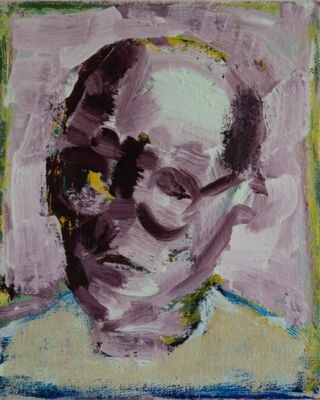 portrait, 2020, oil on canvas, 30x25