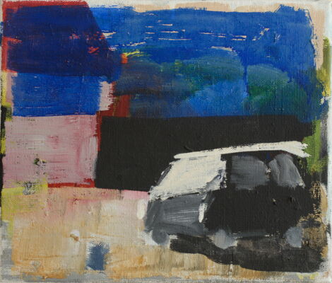 quartier, 2012, oel auf leinwand, 27x32