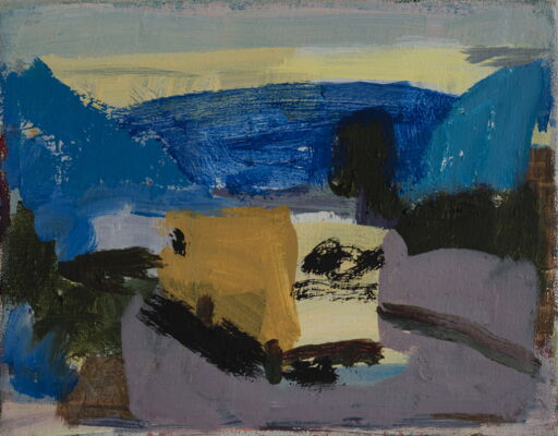 quartier, 2016, oel auf leinwand, 23x27