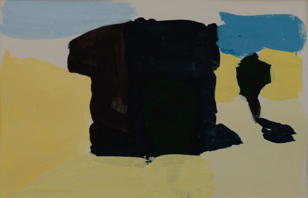 quartierstudie, 2017, gouache auf papier, 10x16