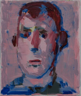 zugportrait, 2017, oel auf leinwand, 30x35