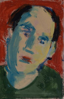 zugportrait, 2018, oel auf leinwand, 30x20