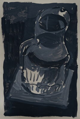 wasserkrug, 2018, gouache auf papier, 23x16