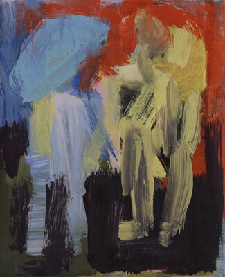 kleines schirmbild, 2010, oel auf leinwand, 22x20