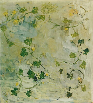 gurkenfeld, 2002, oel auf leinwand, 119x111