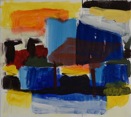 quartier, 2020, oel auf leinwand, 40x45