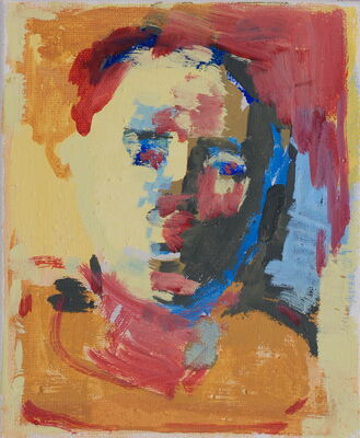 portrait, 2015, oel auf leinwand, 25x20