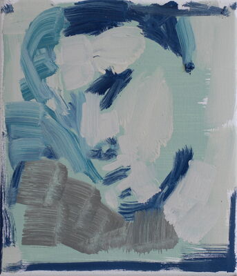 portrait, 2014, oel auf leinwand, 27x21