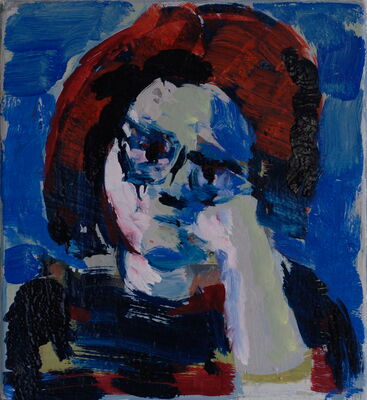 portrait, 2017, oel auf leinwand, 31x27