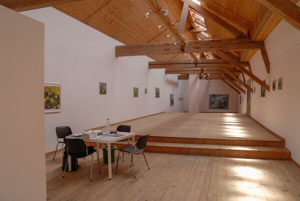 Ausstellungsimpressionen des Schweizer Kunstmalers Willi Müller