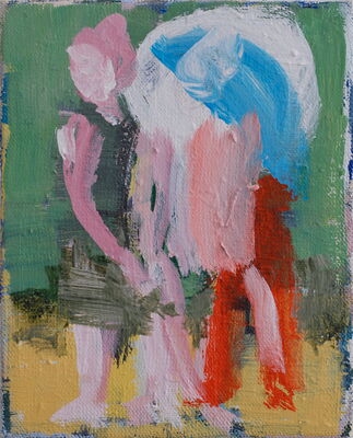 schirmbild, 2011, oel auf leinwand, 25x20