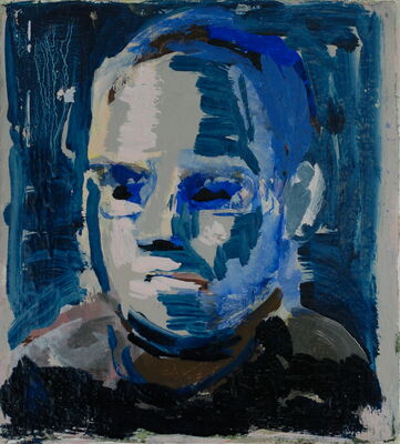 portrait, 2017, oel auf leinwand, 27x22