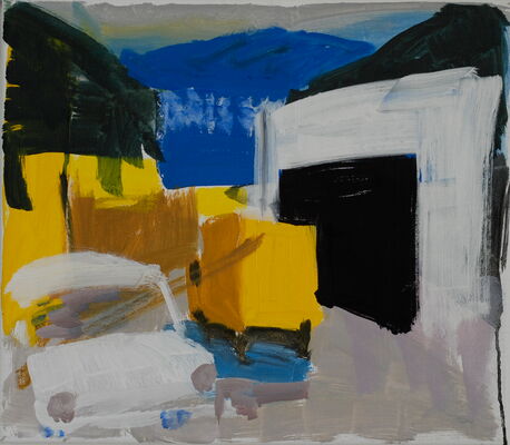 quartier, 2015, oel auf leinwand, 30x45