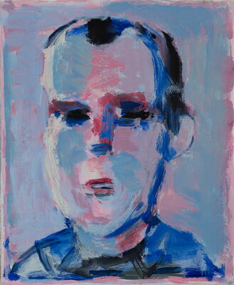 portrait, 2021, oel auf leinwand, 27x20