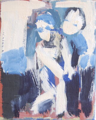 kleine geschichte, 2011, oel auf leinwand, 22x18