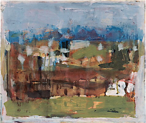 landschäftli, 2001, oel auf leinwand, 29x32