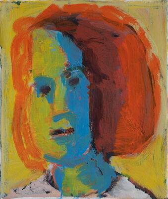 portrait, 2020, oel auf leinwand, 27x23